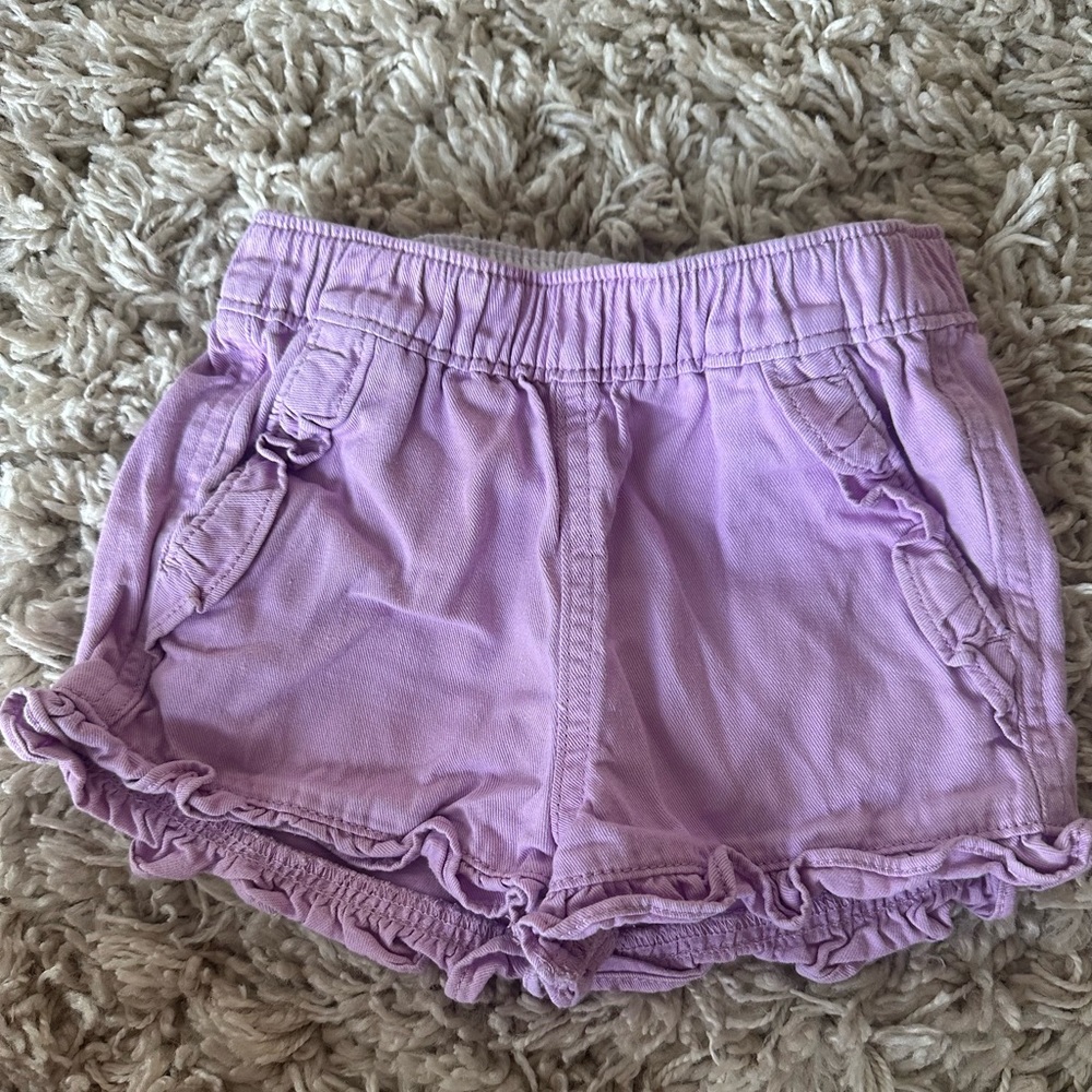 Crewcuts Lavender Ruffle Shorts